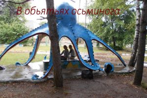 Странноватая детская площадка в Сергеевке