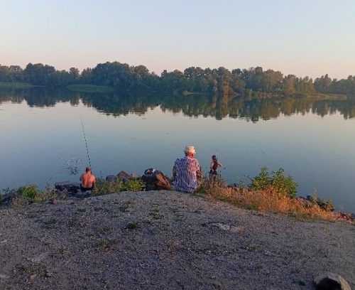 Рыбалка на Днепре в районе города Кременчуг