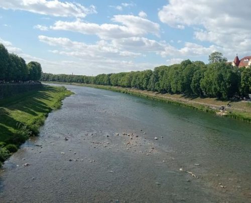 Река Уж в Ужгороде